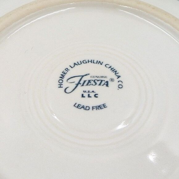 Fiesta White Nappy 8-1/2 Inch Bowl Vegetable Serving Fiestaware HLC USA - Picture 7 of 13